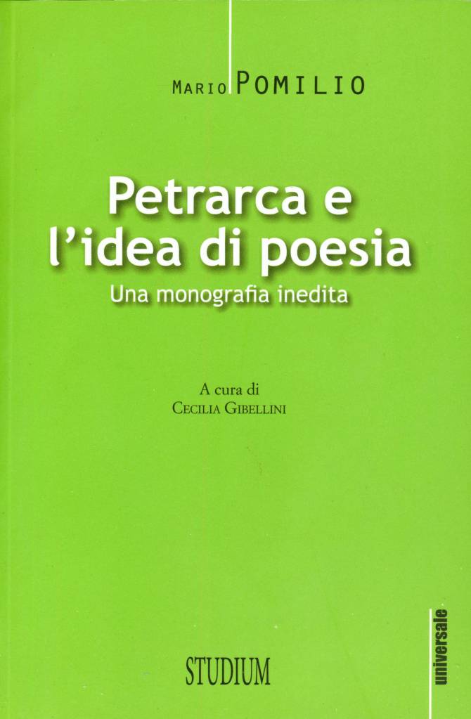 Petrarca e l’idea di poesia (2016)